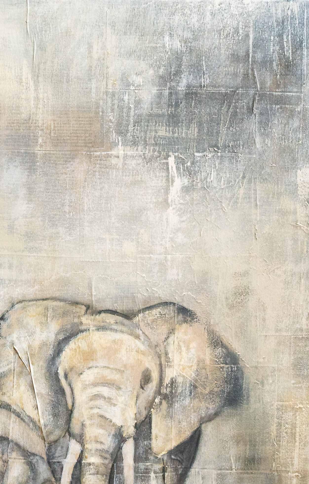 Matriarca, tecnica mista su tela - Mixed Media Art Contemporaneo di Sofia Barroso