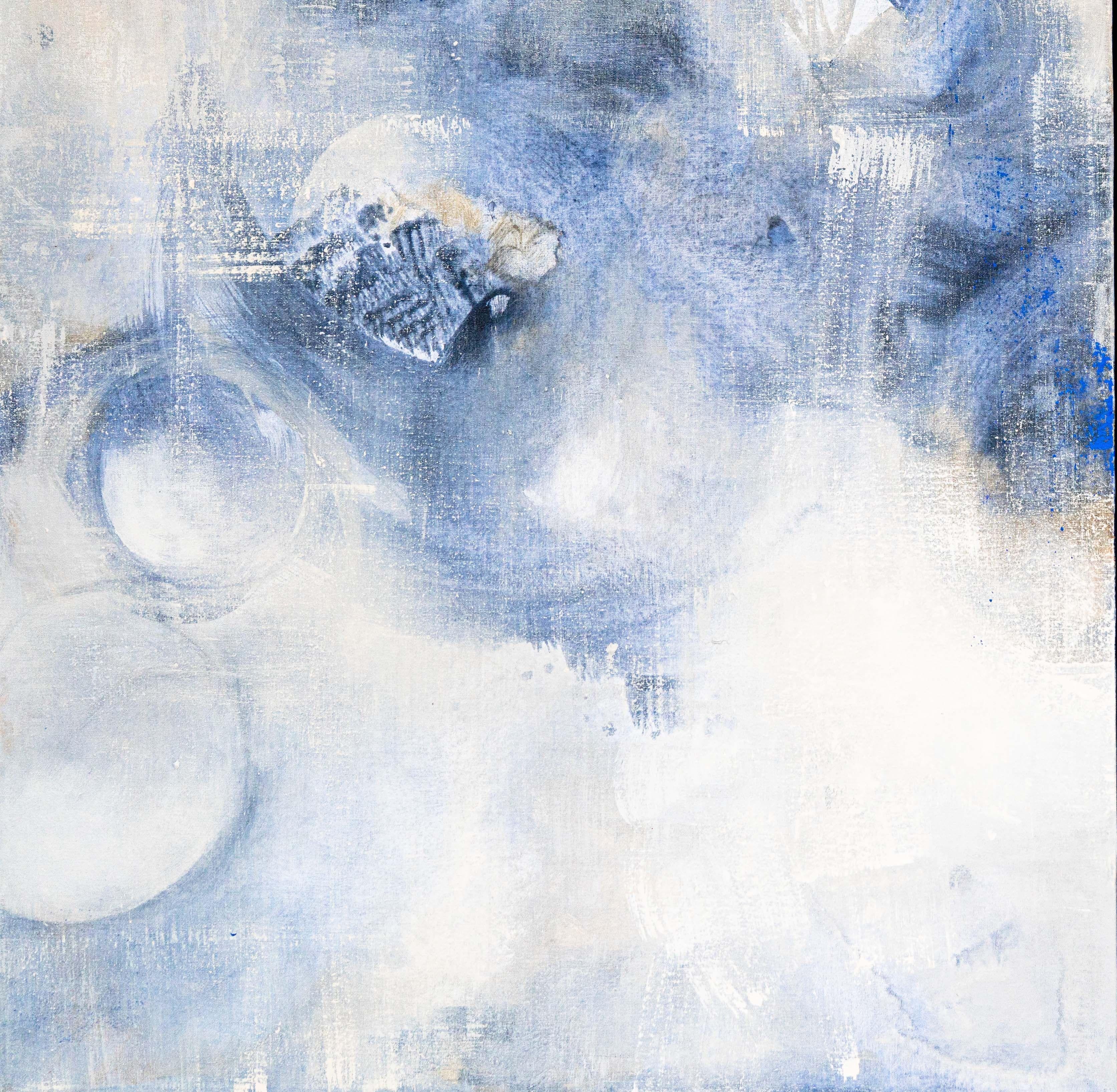 Energía en marcha, Pintura, Acrílico sobre lienzo - Painting Abstracto de Sofia Barroso