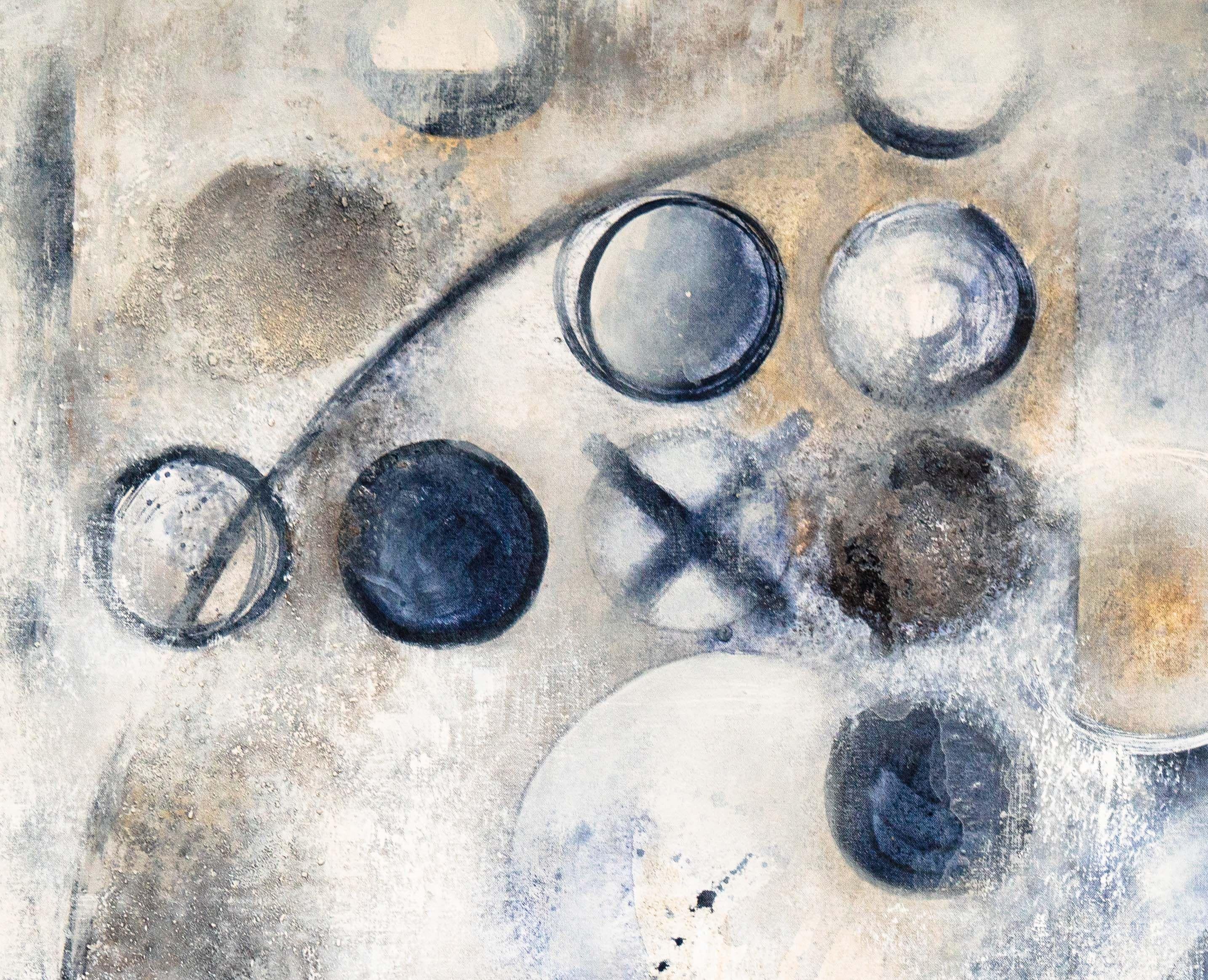 Wholeness, Peinture, Acrylique sur Toile - Abstrait Painting par Sofia Barroso
