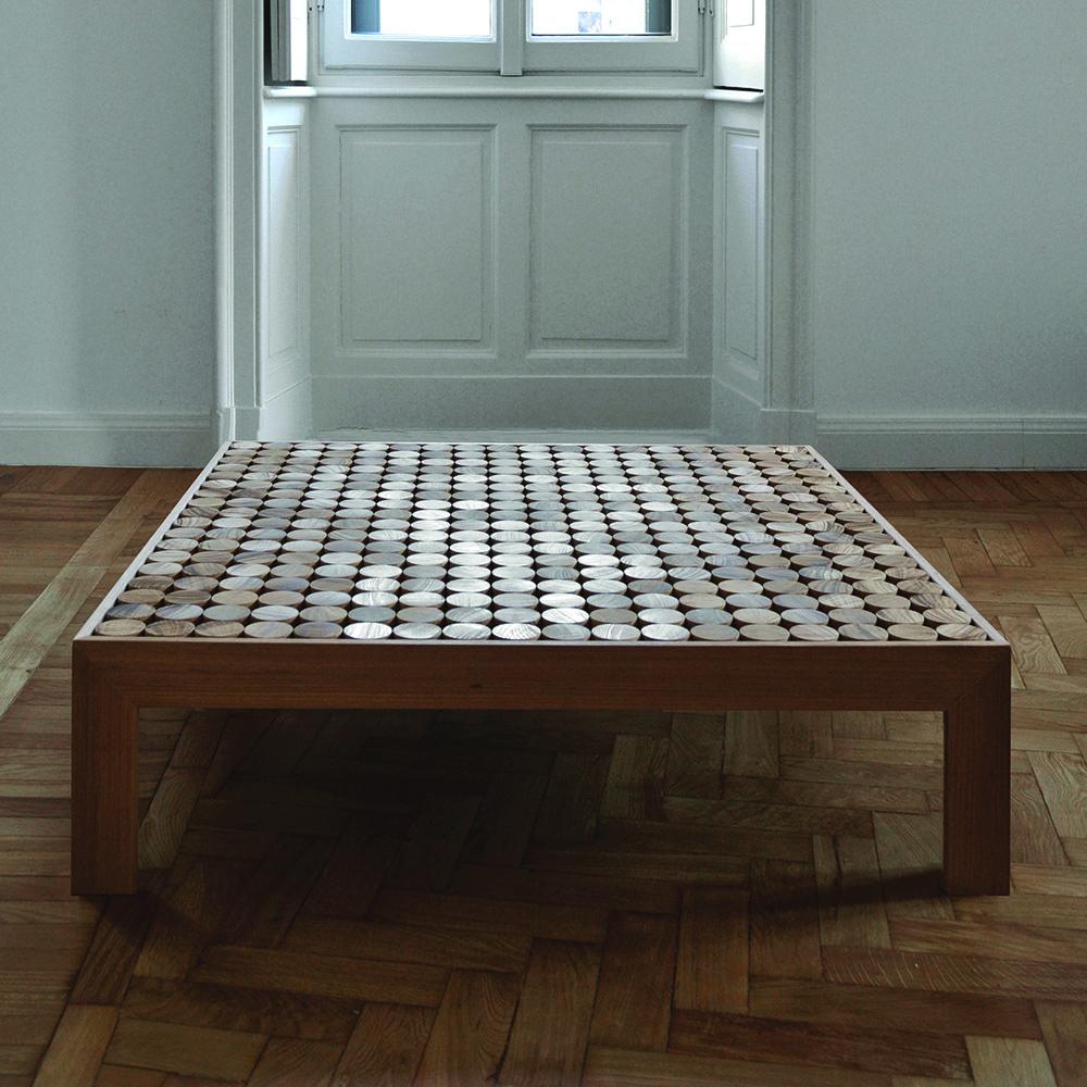 Sofia Coffee Table in Solid Wood In New Condition In Milan, IT
