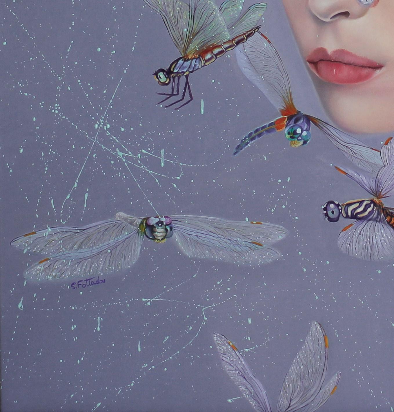 Creature del cielo''.
Eroine e creature magiche, con un approccio elegante e romantico e una tecnica perfetta fino all'ultimo dettaglio. La forma femminile, il volto femminile è la musa della maggior parte dei dipinti, anche se possiamo trovare