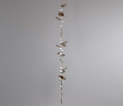 Sofia LED Config 4 aus mundgeblasenem Glas, handgefertigt aus Messing, Bronze oder Nickel