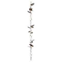 Sofia Mouth Blown Glass LED Config 4, fatto a mano in ottone, bronzo o nichel