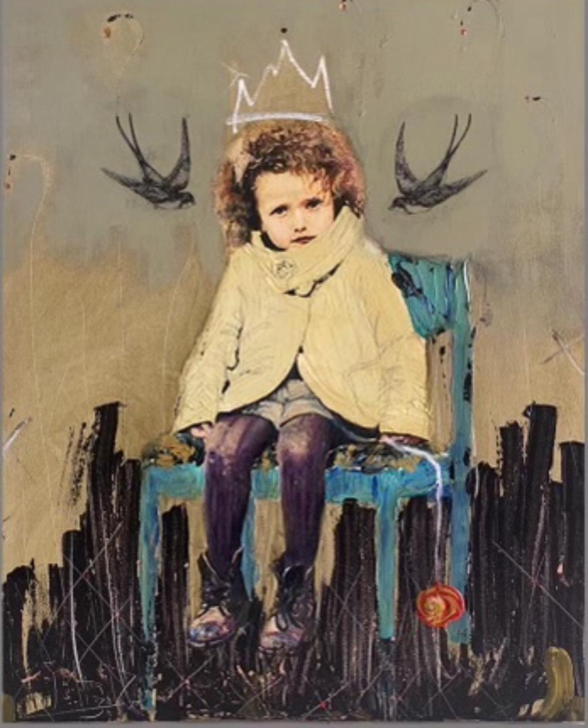 Figurative Painting di Sofia Ruiz - La Princesa