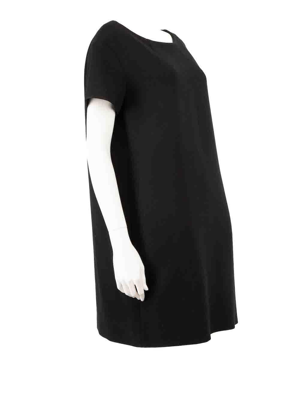 CONDITION is Very good. Minimal wear to dress is evident. Minimal wear to rear sleeve and under arms with minor pilling on this used Sofie D'Hoore designer resale item.
 
 
 
 Details
 
 
 Black
 
 Wool
 
 Shift dress
 
 Knee length
 
 Round