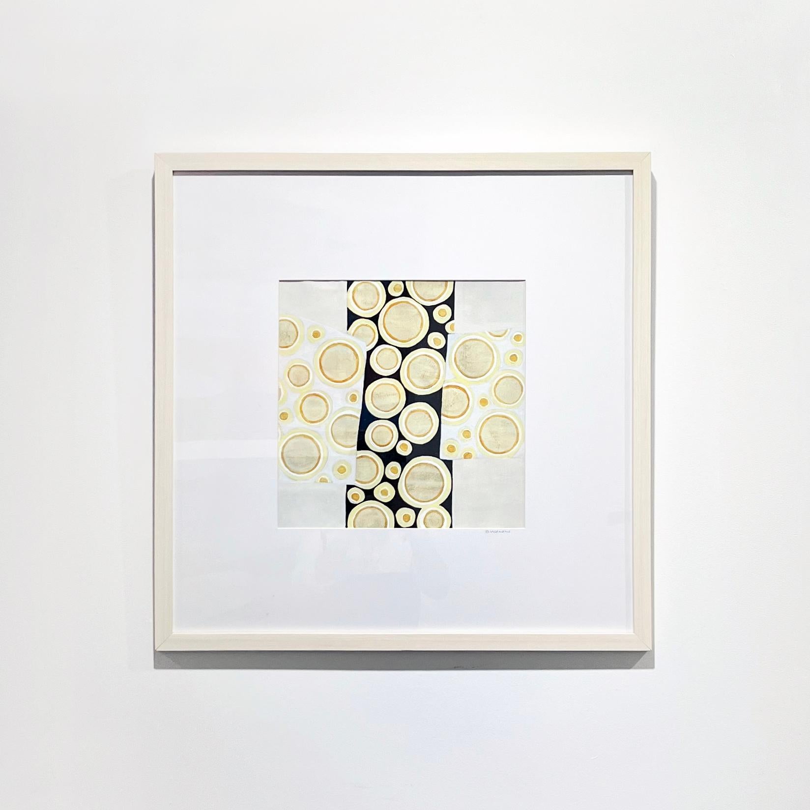Abstract Painting di Sofie Swann - "Bubbles #1", quadro astratto incorniciato