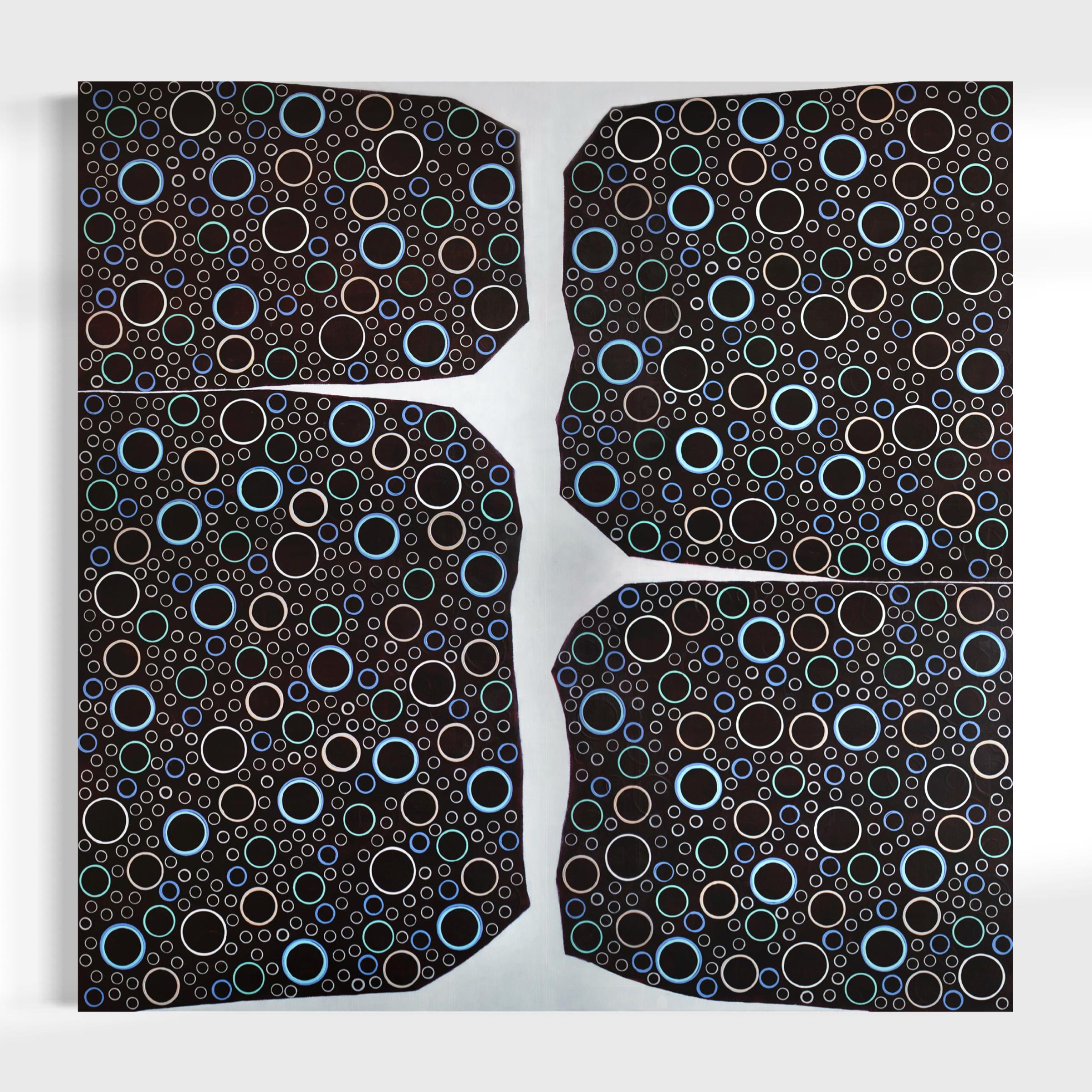 "Coup de Foudre, " Abstract Painting