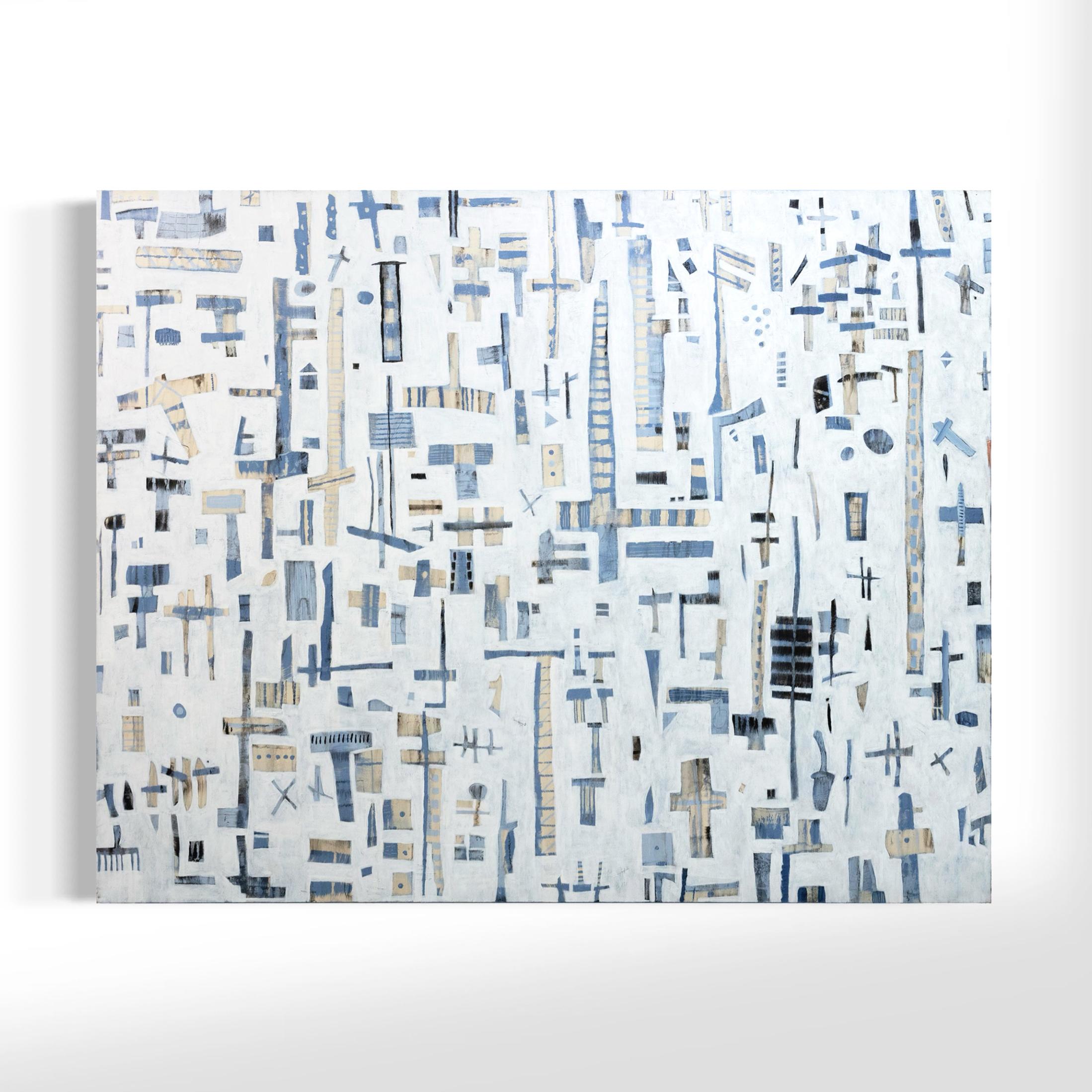 "Flight to Nowhere, " Abstract Painting