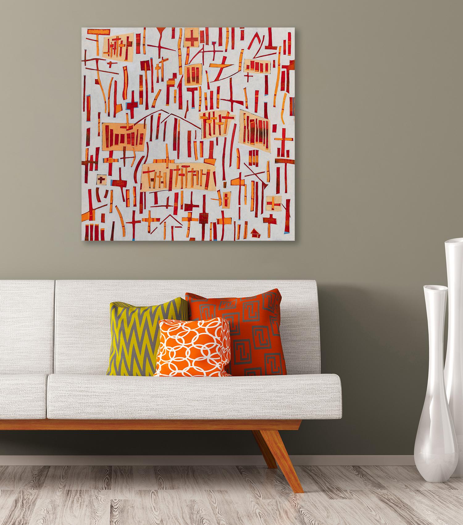 happiness abstract art
