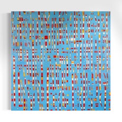 sofie swann "Happy Birthday, " Abstract Painting