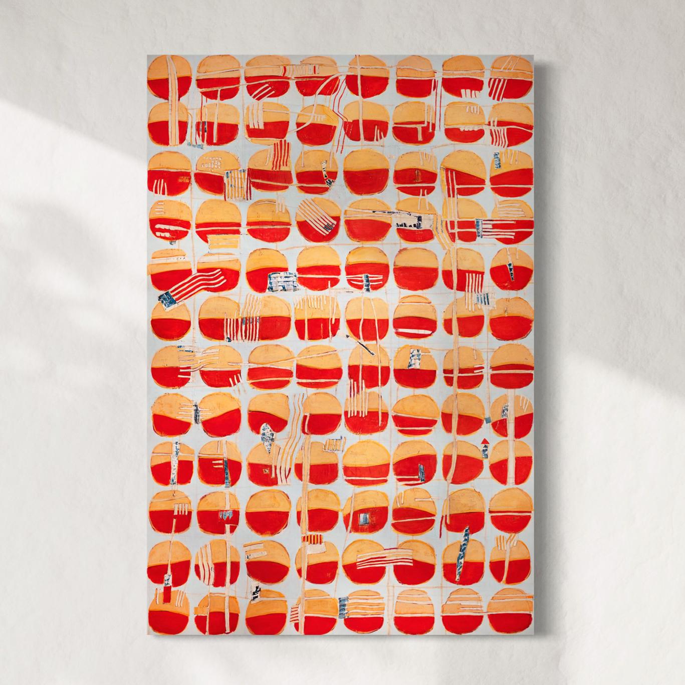 happy birthday abstract art