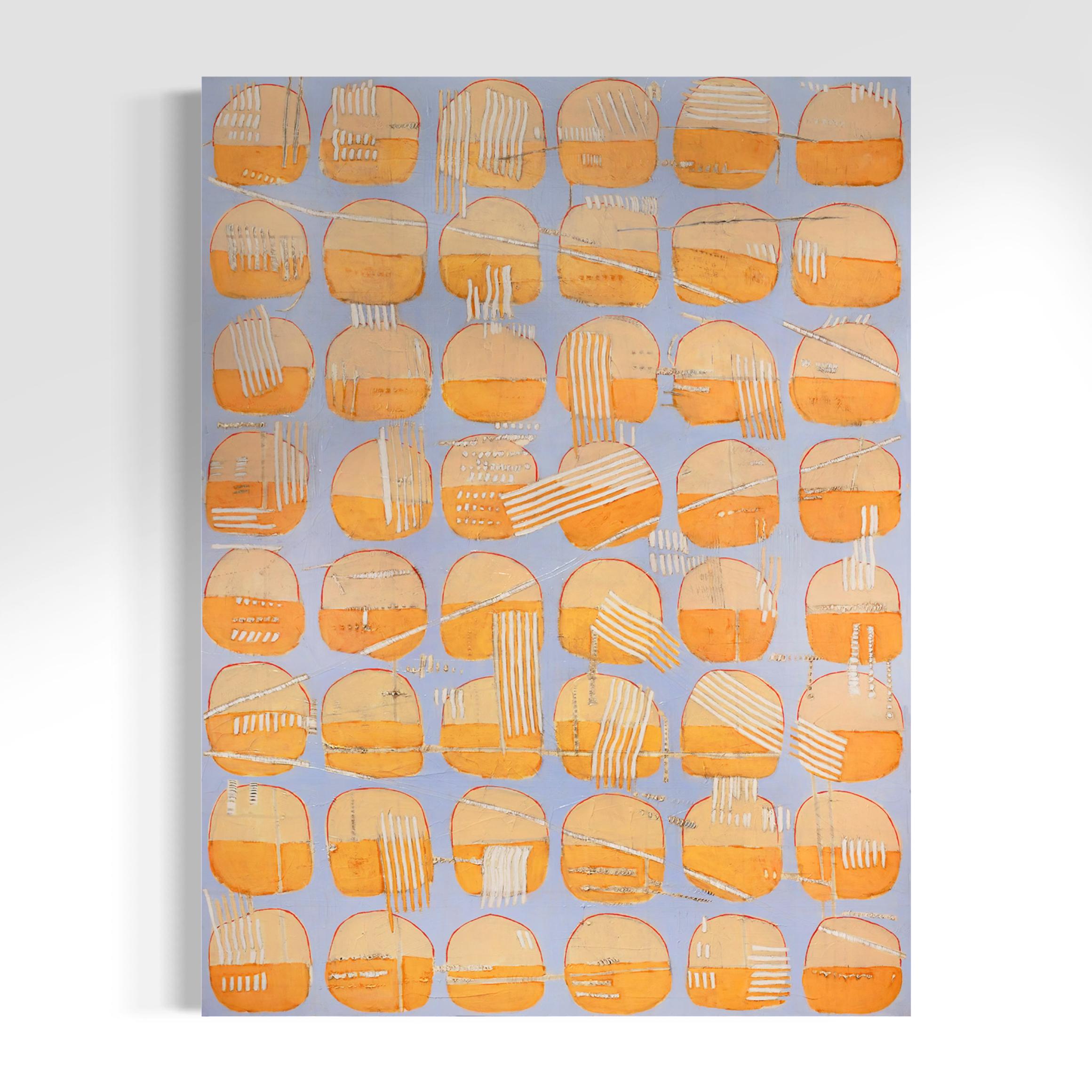 "Hola Melocotones, " Pintura Abstracta