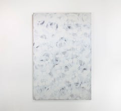 "Hysteria" White Abstract Painting
