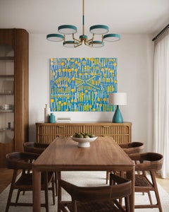 "Lollipops #4, " Abstract Painting