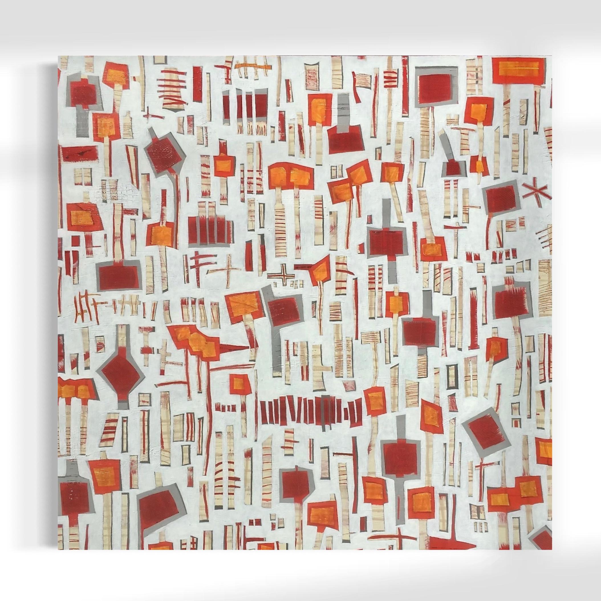 "Lollipops #5, " Abstract Painting