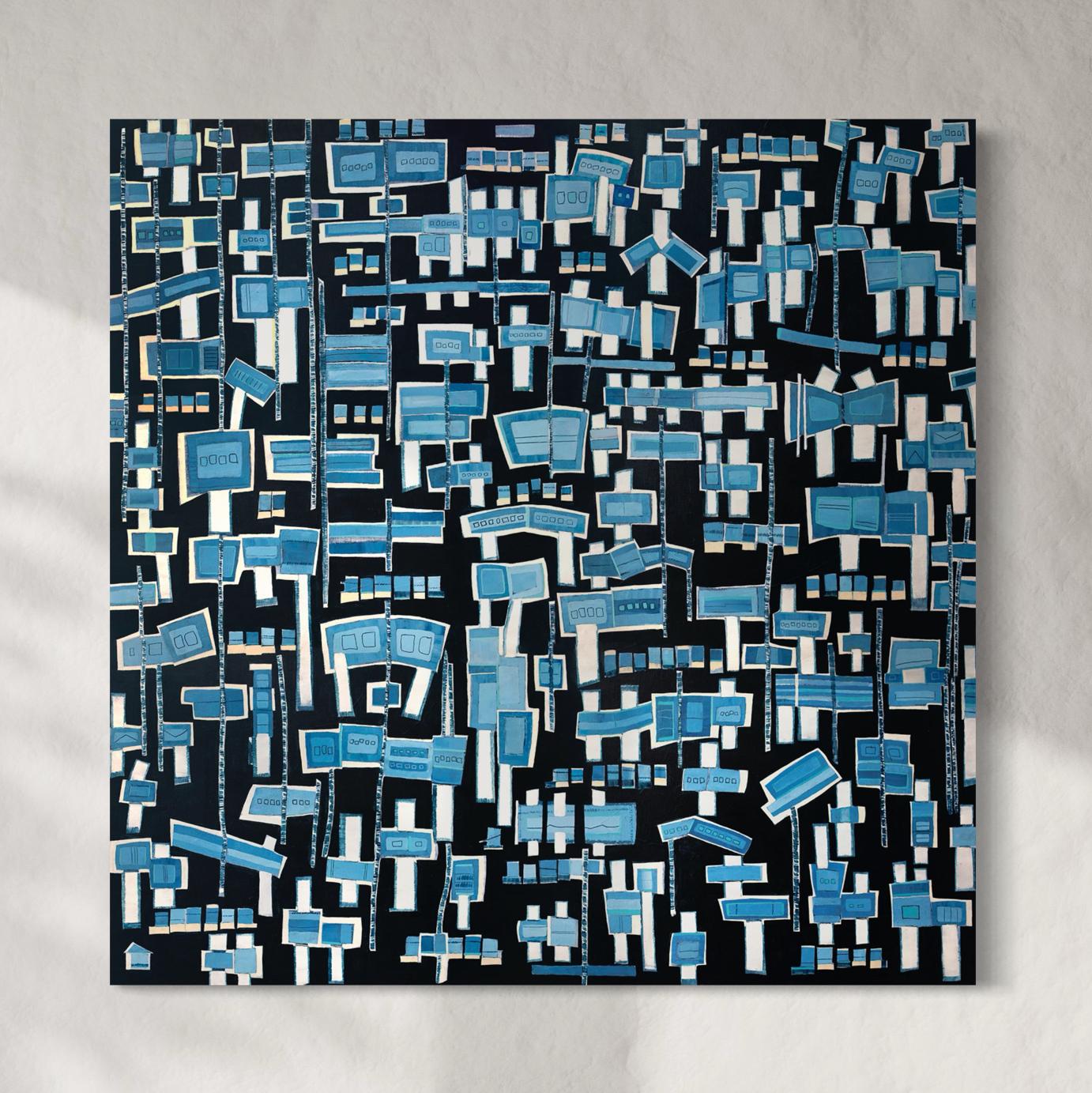 "Piruletas nº 6", Pintura abstracta