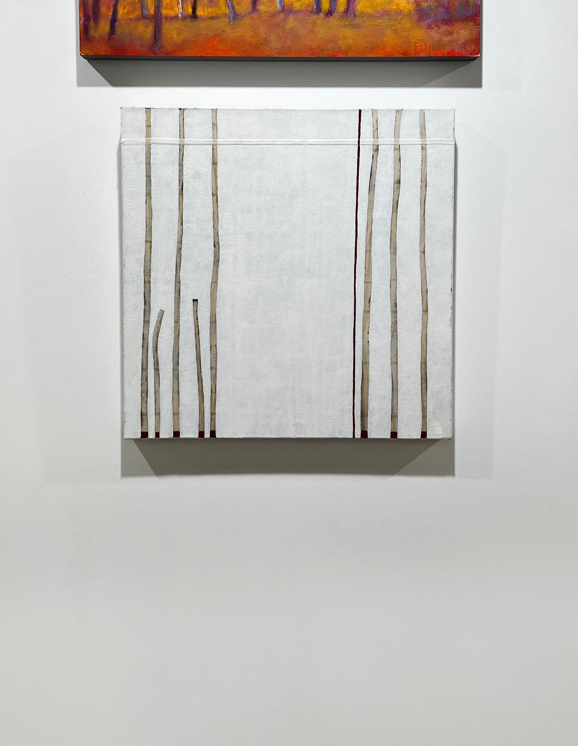 Peinture abstraite minimaliste « Standing Tall, Standing Proud » en vente 2