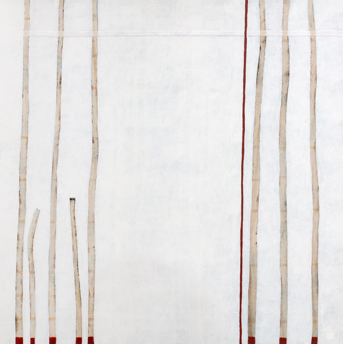Abstract Painting Sofie Swann - Peinture abstraite minimaliste « Standing Tall, Standing Proud »