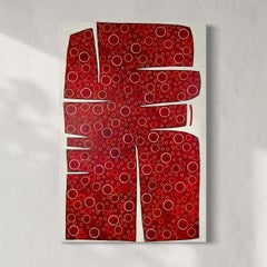 « Totem », grande peinture abstraite