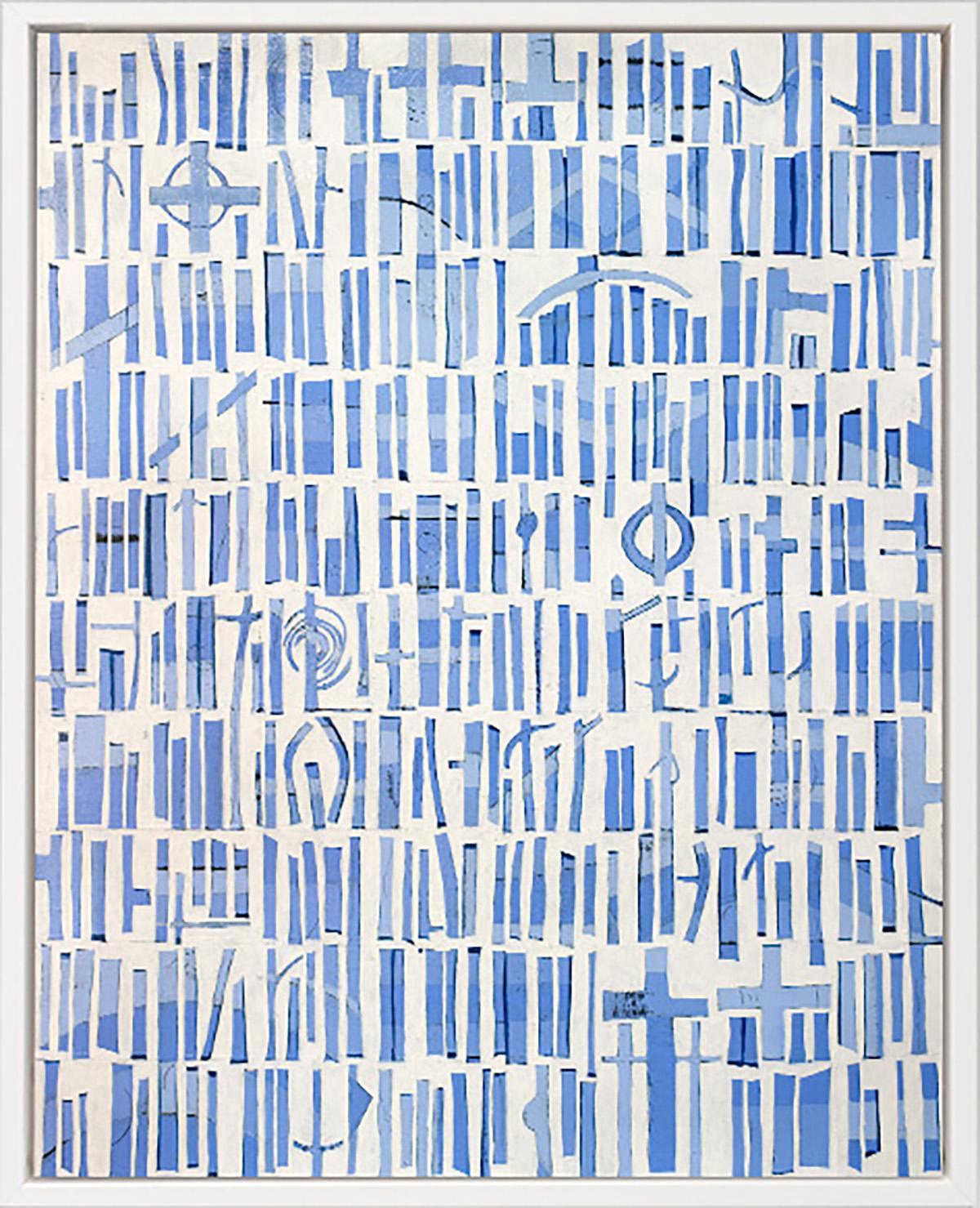 Abstract Print Sofie Swann - « Une journée d'été à Nantucket » Impression giclée en édition limitée, 30" x 24"