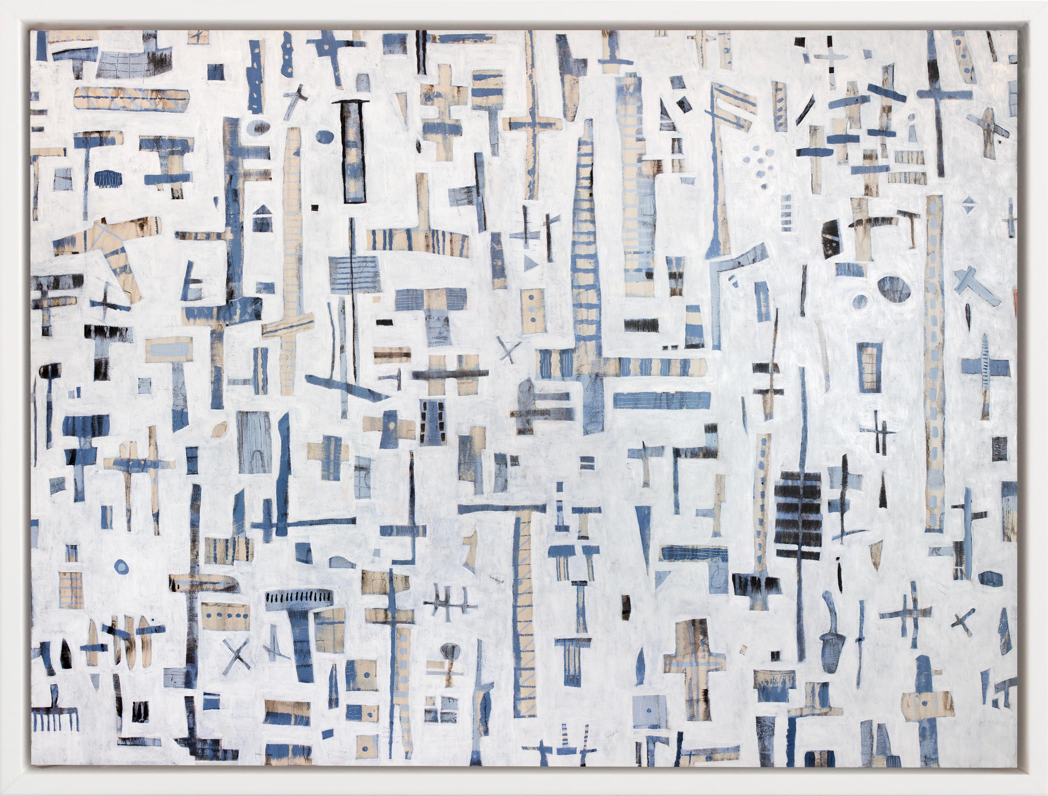 Abstract Print Sofie Swann - "Flight to Nowhere" Impression giclée en édition limitée, 24" x 32"