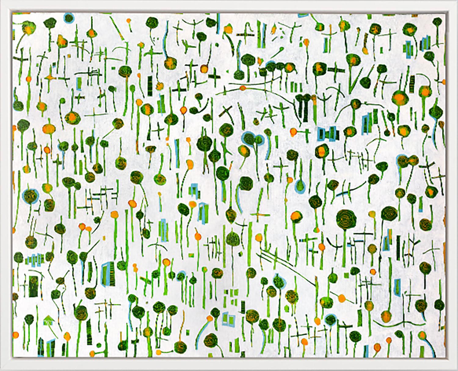Abstract Print Sofie Swann - "Lollipops #2" Impression giclée en édition limitée, 16"" x 20""