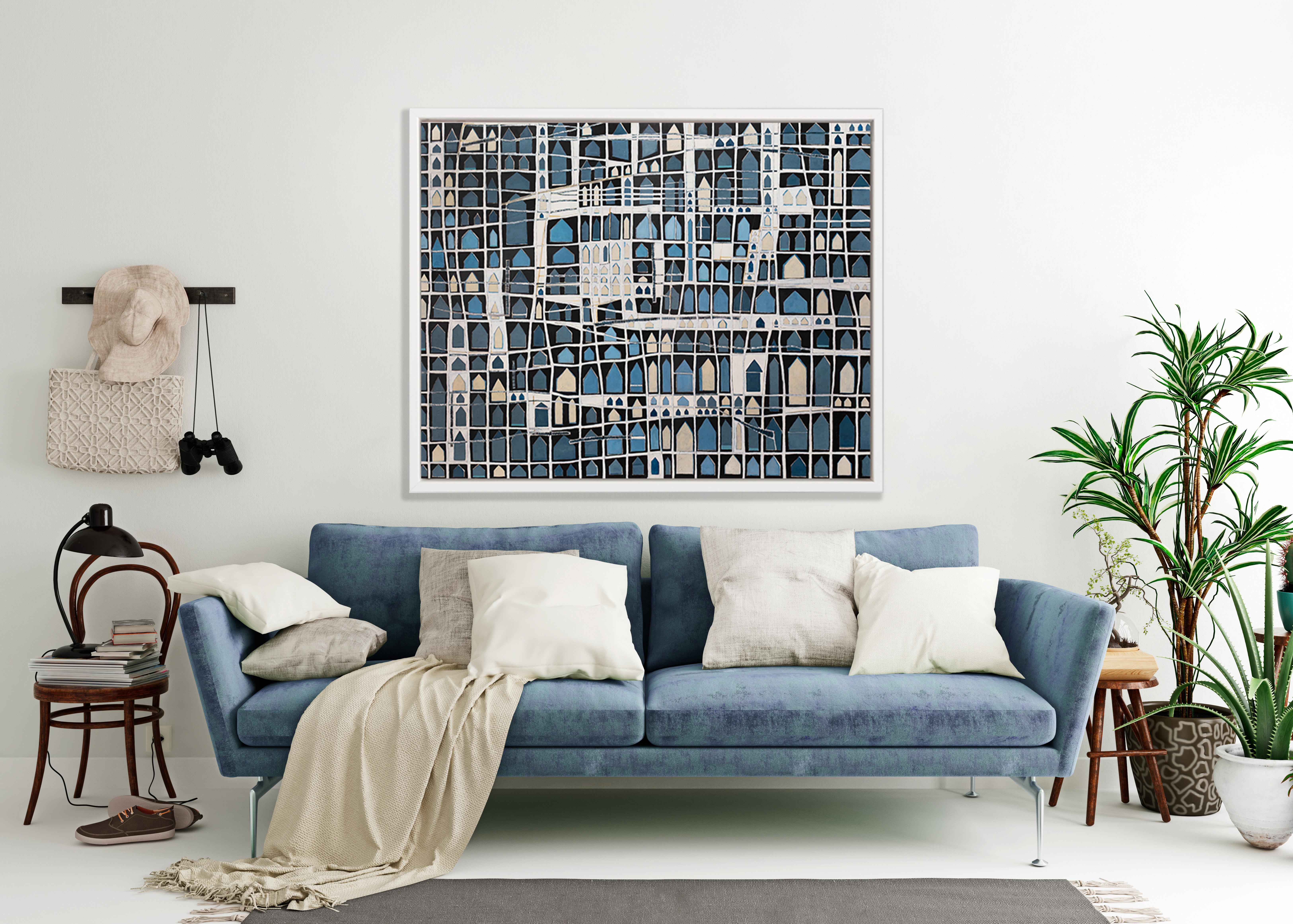„Neighbors“, limitierte Auflage, Giclee-Druck, 40,64 x 50,8 cm – Print von Sofie Swann