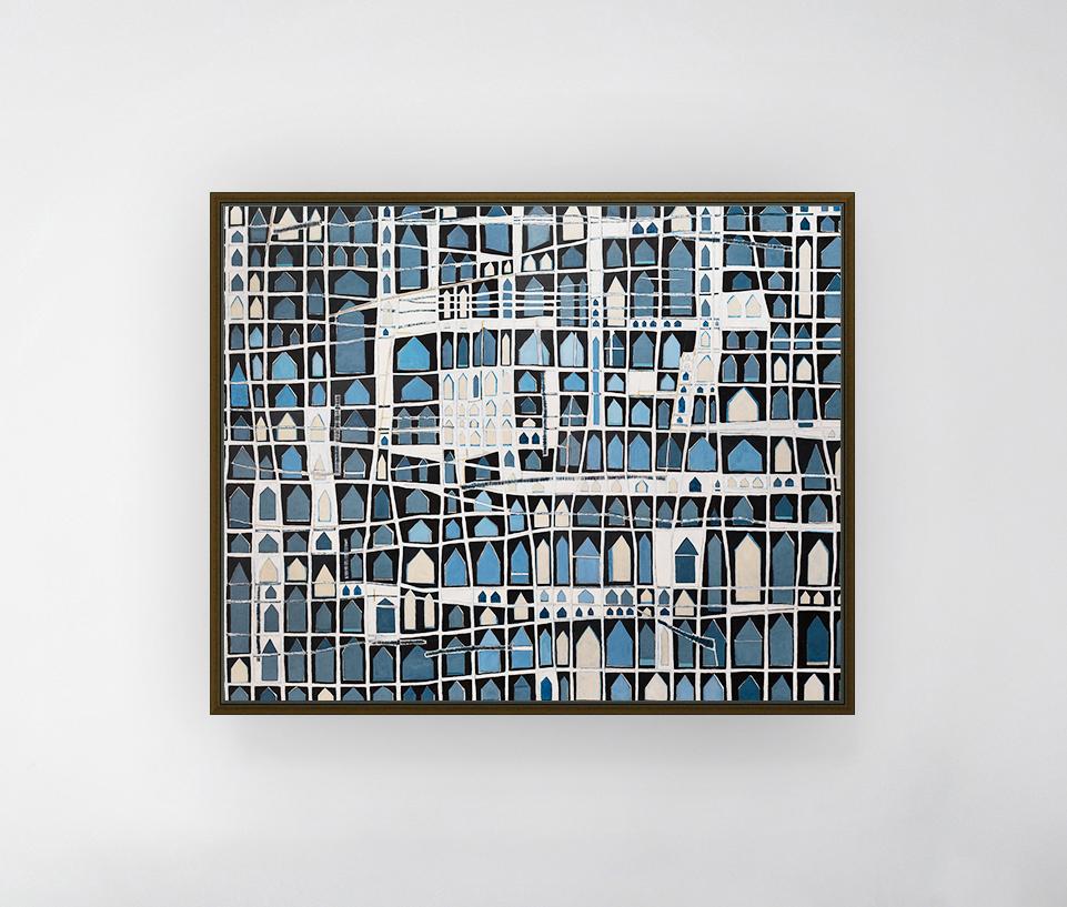 « Neighbors, « Impression giclée en édition limitée, 36 po x 45 po en vente 2