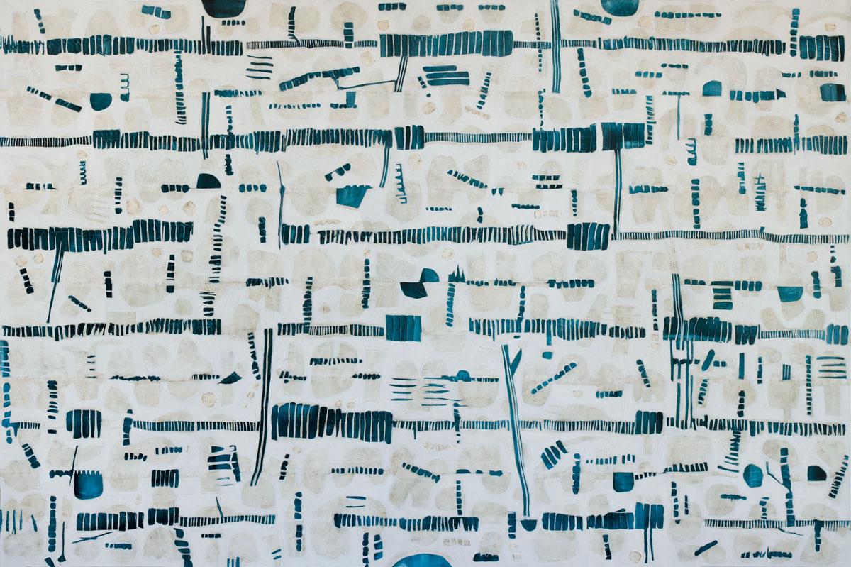 Abstract Print Sofie Swann - « Pièces dans l'eau, « Impression giclée en édition limitée, 24" x 36"