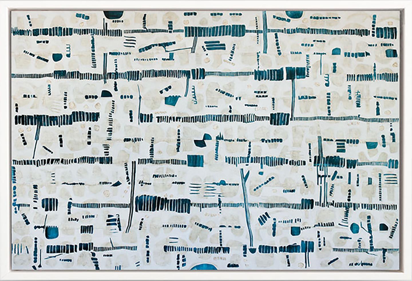 Abstract Print Sofie Swann - « Pièces dans l'eau », tirage giclée en édition limitée, 122 x 182 cm