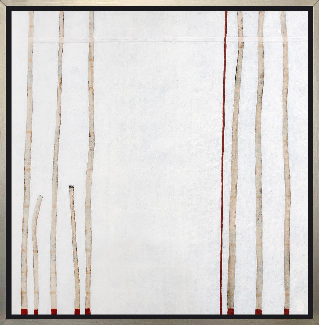 Sofie Swann Abstract Print - "Standing Tall, Standing Proud, " Framed Limited Edition Giclee Print, 30" x 30"