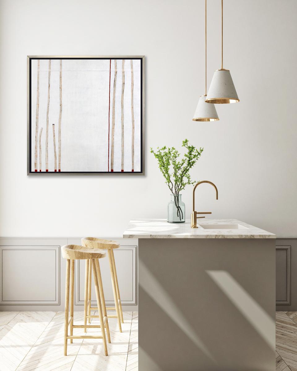 « Standing Tall, Standing Proud », imprimé giclée encadré en édition limitée, 122 x 122 cm - Print de Sofie Swann