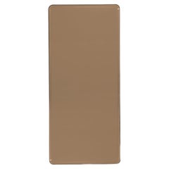 Specchio da parete Sofie - Ottone lucido - Realizzato a mano in Gran Bretagna - Grande altezza