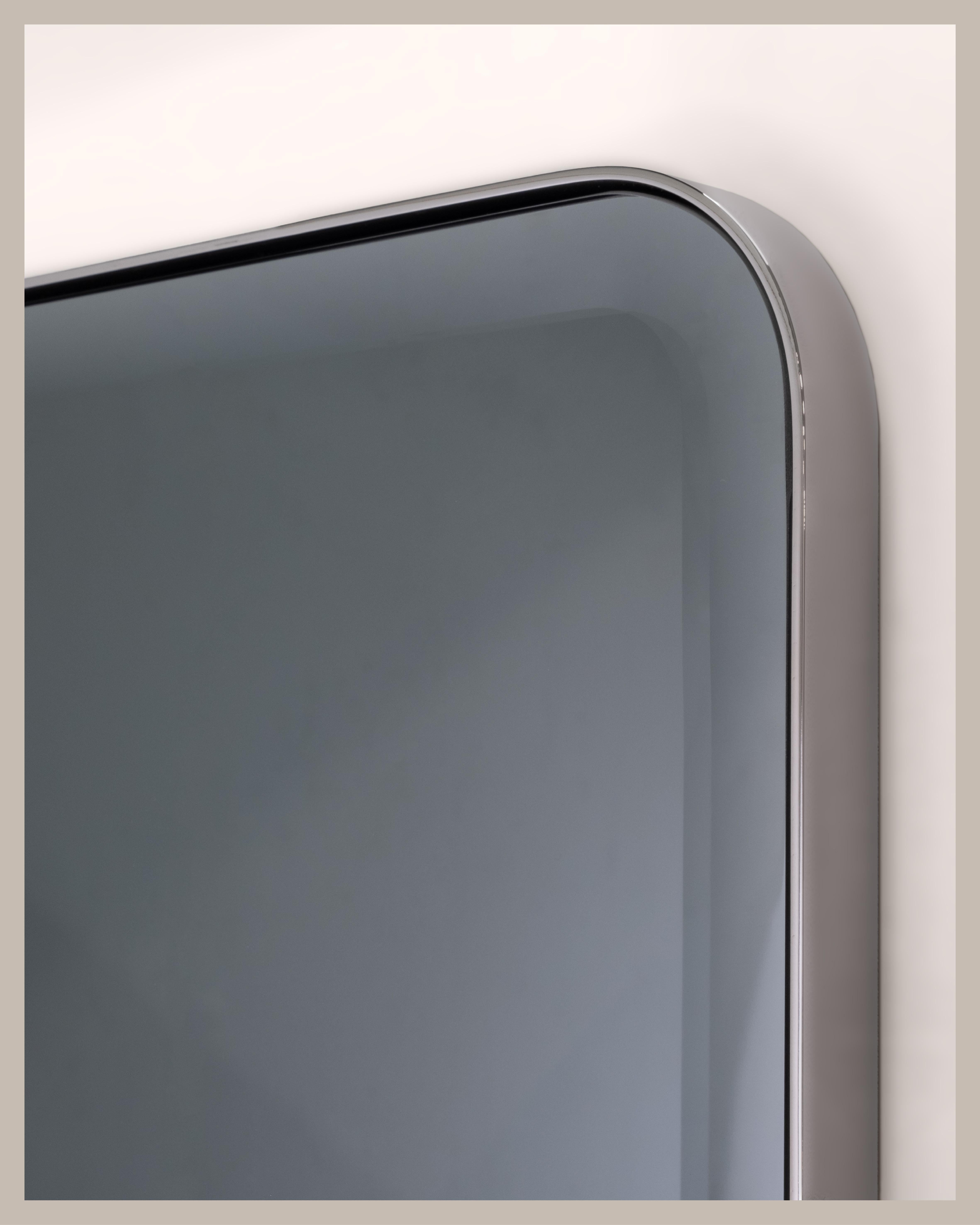 Sofie Wall Mirror — Polished Brass — Handmade in Britain — Full Height Small For Sale 4