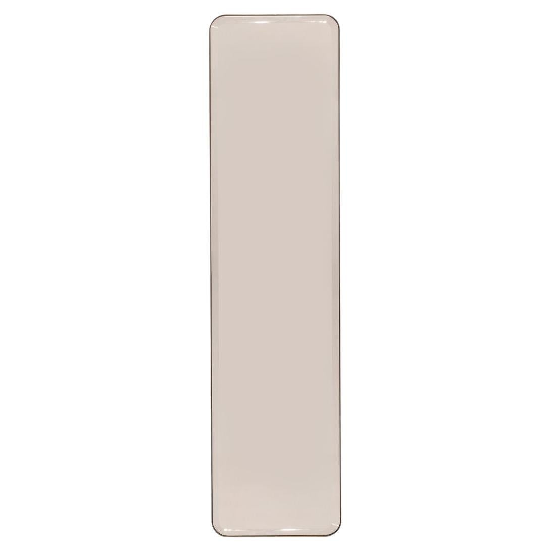 Sofie Wall Mirror - Polished Brass - Handmade in Britain - Full Height Small