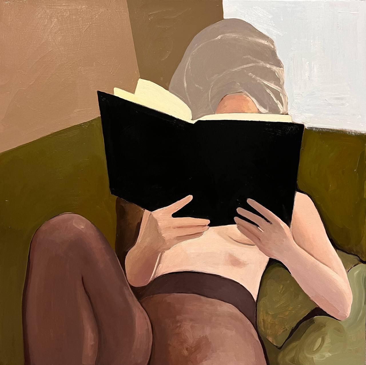 Everyday eroticism, 90x90cm, print on canvas - Art by Sofiya Akimova 