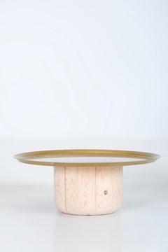 SOFRA Coffee Table, Gold, Cedar