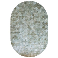 Soft and Elegance Customizable Oleada Moss Cowhide Area Floor Rug XX-Large