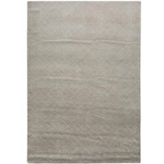 Soft and Sophisticated Customizable Stardust Weave Rug in Dove Extra Large
