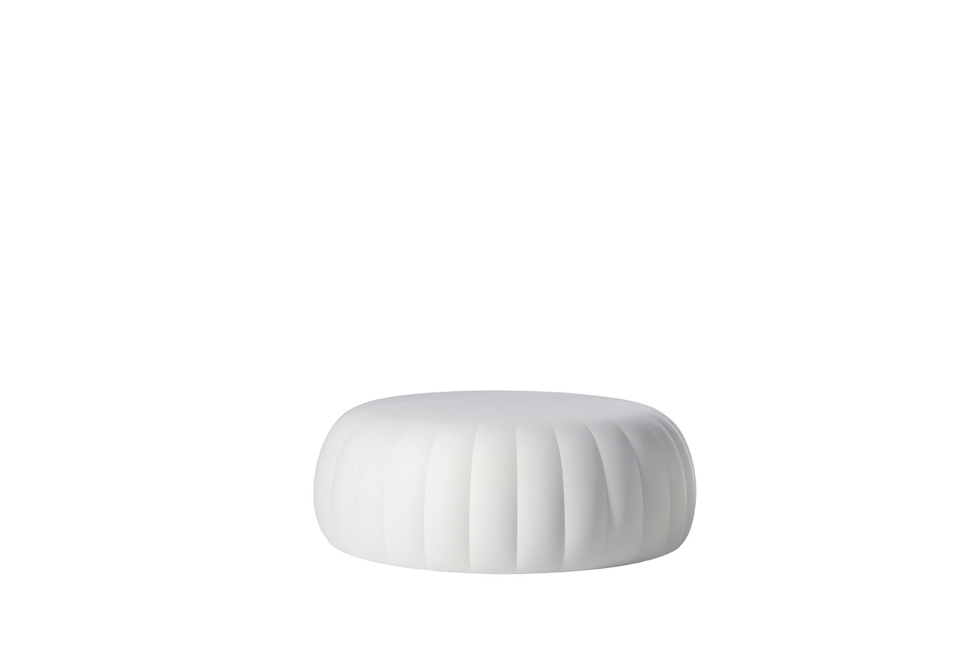 Contemporary Soft Argil Gelée Grand Pouf by Roberto Paoli For Sale