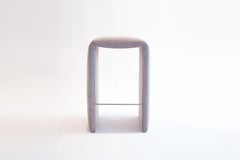 Soft Bar Stools in Pastel Pink
