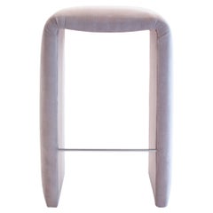 Soft Bar Stools in Pastel Pink