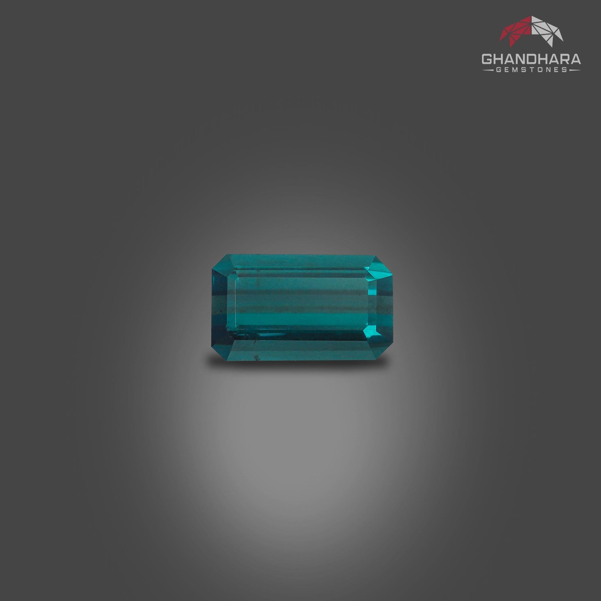 Soft Blue Tourmaline From Africa of 2.30 carats from Africa has a wonderful cut in a Octagon shape, incredible Blue Color. Great brilliance. This gem is  Vvs Clarity.

Product Information:
GEMSTONE TYPE:	Soft Blue Tourmaline From Africa
WEIGHT:	2.30