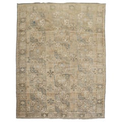 Soft Brown Denim Blue Tribal Ersari Carpet