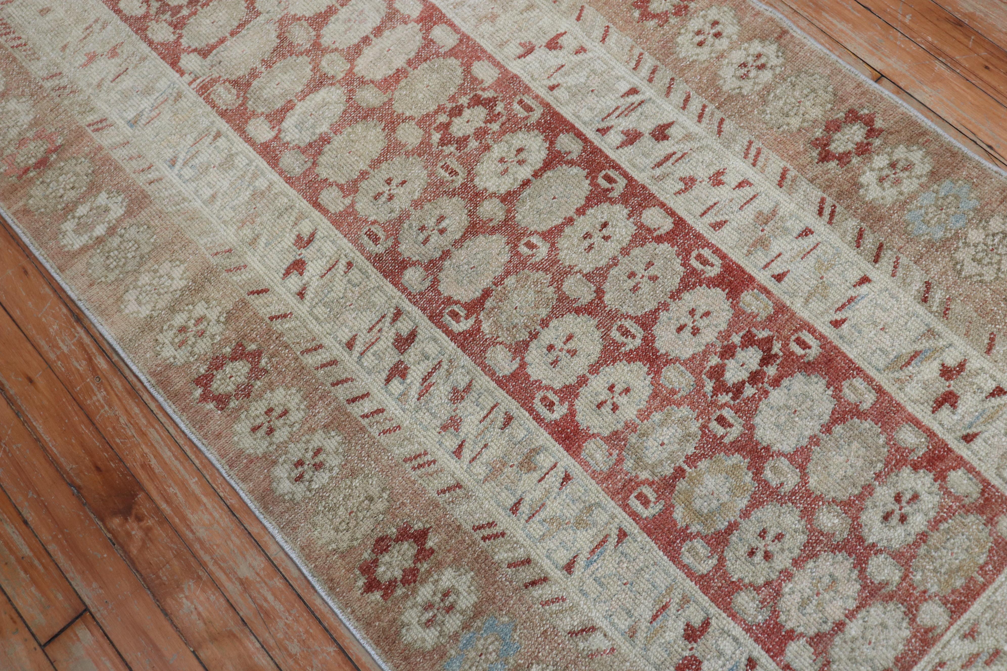 Soft Brown Persian Kurd Scatter Rug In Good Condition For Sale In New York, NY
