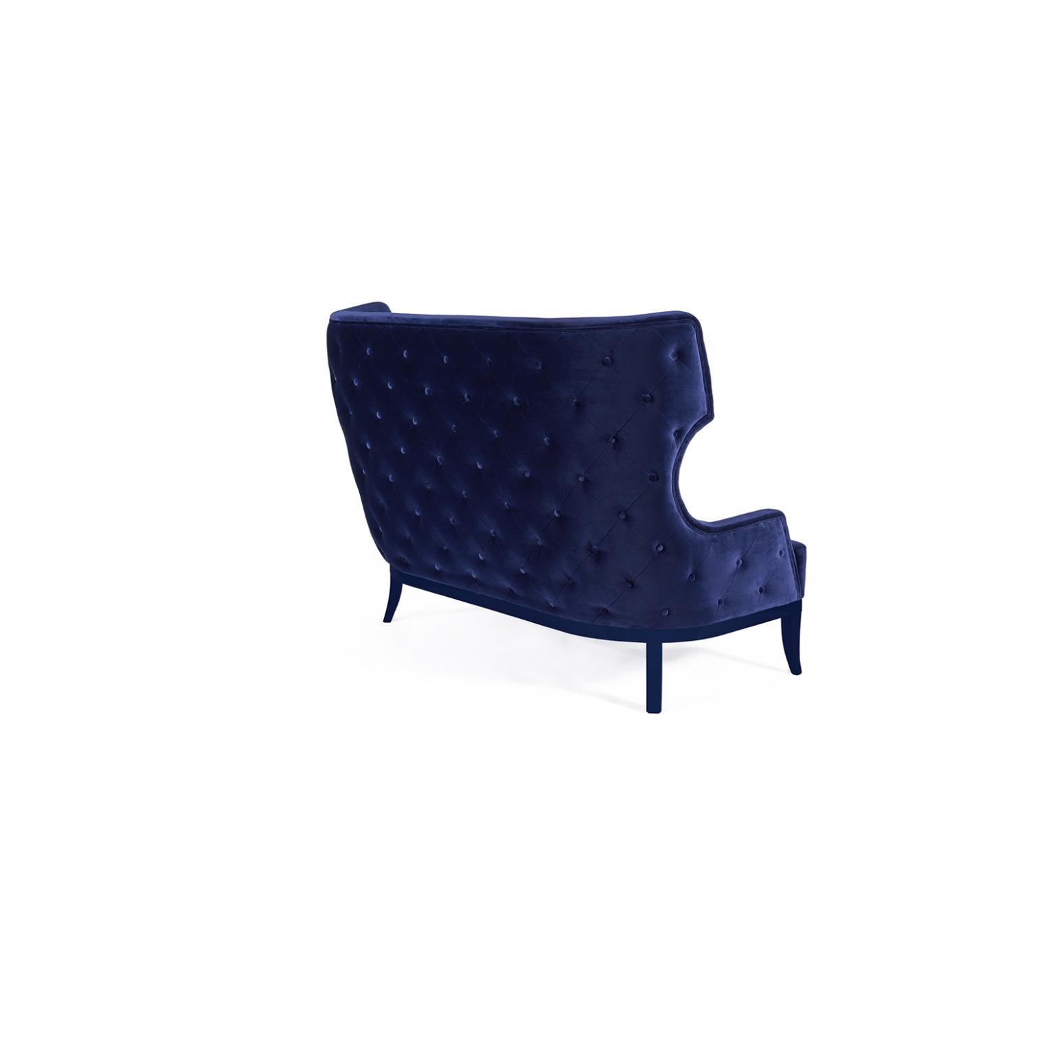 Weiches & cremefarbenes 2-sitziges Sofa von Munna (Postmoderne) im Angebot