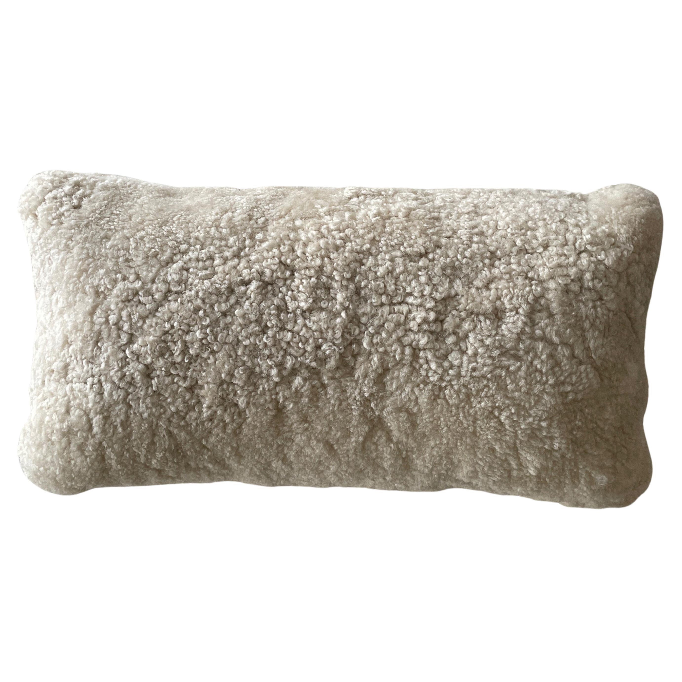 Coussin lombaire Sherpa courbé avec insert