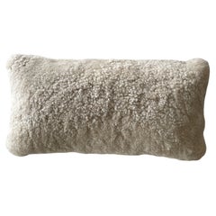 Soft Curly Sherpa Lumbar Pillow with Insert