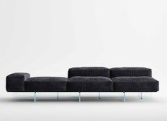 Soft Glass Sofa, Designed by Massimo Castagna, Made in Italy