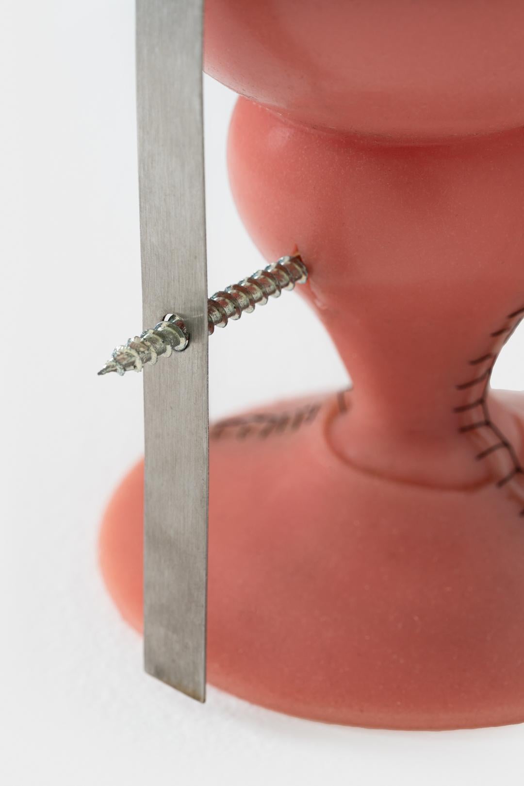 Making direct reference to the ability of bodily organs to function as vessels,
while also alluding to plastic surgery and sex toys? Our soft vessels personify
aided characters. Patients subdued by recomery. Impotent beings that
struggle to perform